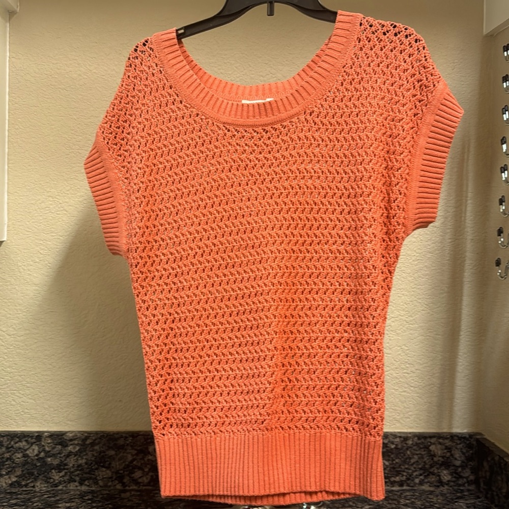Fossil  coral womens sweater top